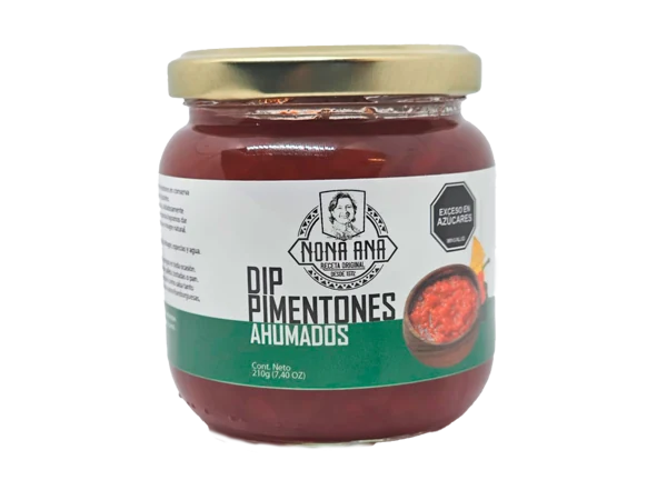 Dip de pimentones ahumados Nona Ana de 210 g, fotografía original de Importfoods